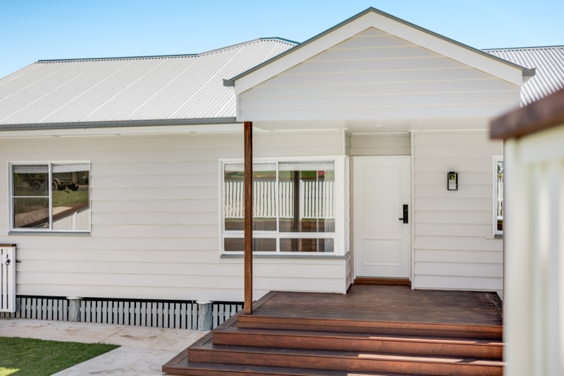 Front porch and entry