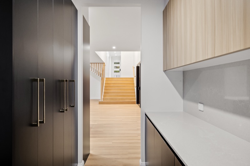 Hallway joinery leading to the stairs